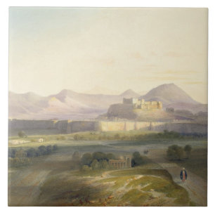 Town and citadel of Ghuznee, plate 18 from 'Scener Tile