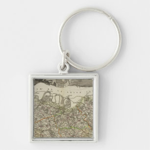 Town and Cities Key Ring