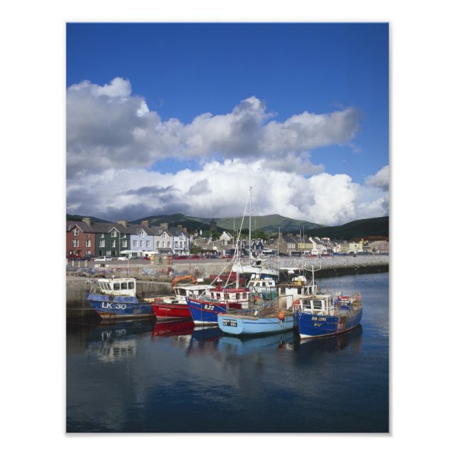 Town and Harbour, Dingle, County Kerry, Photo Print (Front)