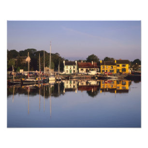 Town and harbour, Kinvarra, County Galway, Photo Print