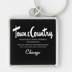 Town & Country Restaurants, Chicago, IL Key Ring