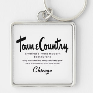 Town & Country Restaurants, Chicago, IL Key Ring