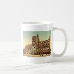 Town hall and St. Nicholas Church, Stralsund, Pomm Coffee Mug