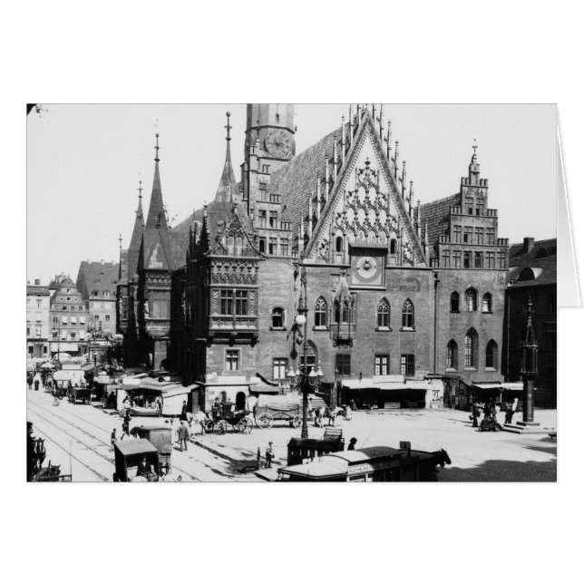 Town Hall, Breslau  Poland, c.1910 (Front Horizontal)