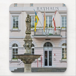 Town Hall in Remagen, Germany Mouse Mat