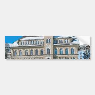 Town Hall in St Moritz Bumper Sticker