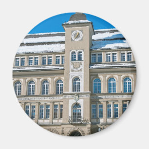 Town Hall in St Moritz, Switzerland Magnet