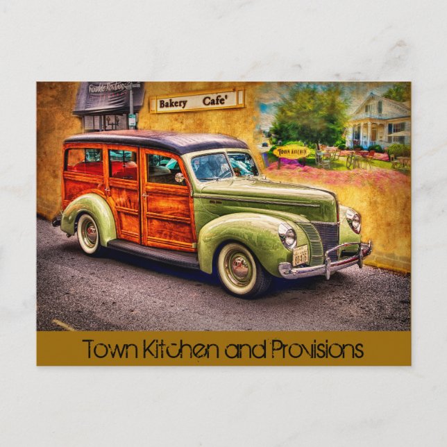 Town Kitchen Postcard (Front)