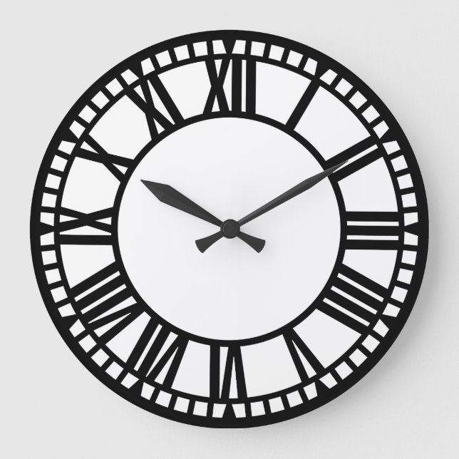 Town (Large) Large Clock (Front)