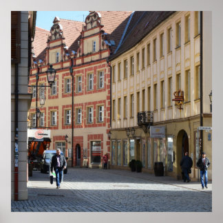 Town of Ansbach Germany Poster