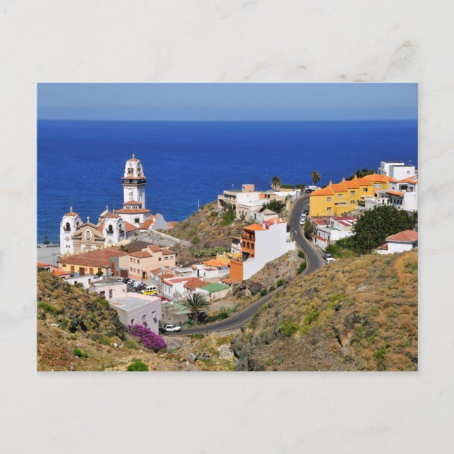 Town of Candelaria at Tenerife Postcard (Front)