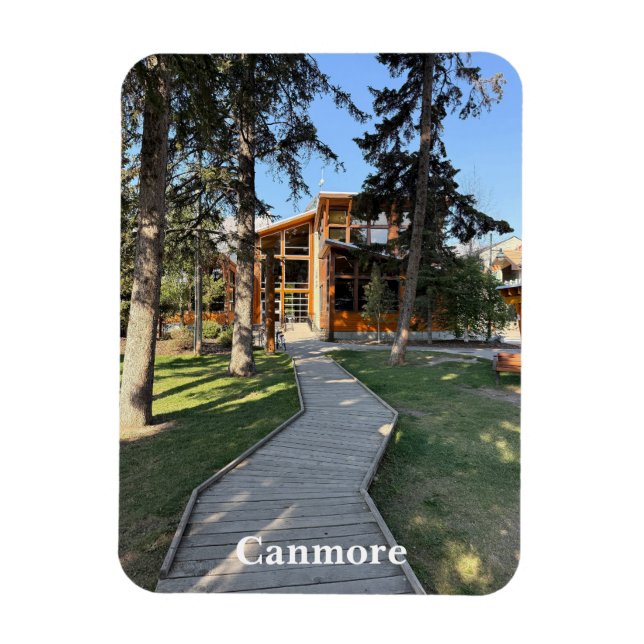 Town of Canmore in Alberta Canada Magnet (Vertical)