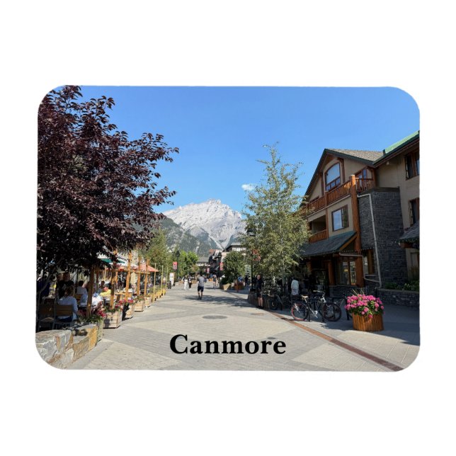 Town of Canmore in Alberta Canada Magnet (Horizontal)