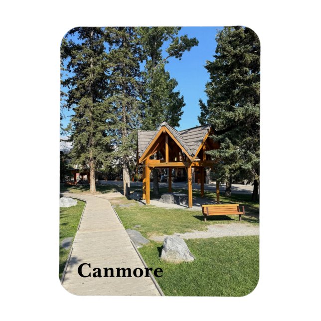 Town of Canmore in Alberta Canada Magnet (Vertical)