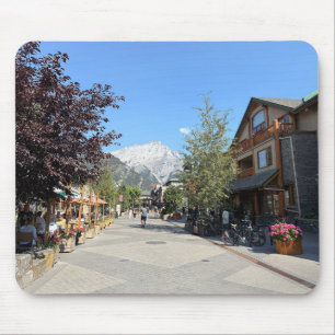 Town of Canmore in Alberta Canada Mouse Mat