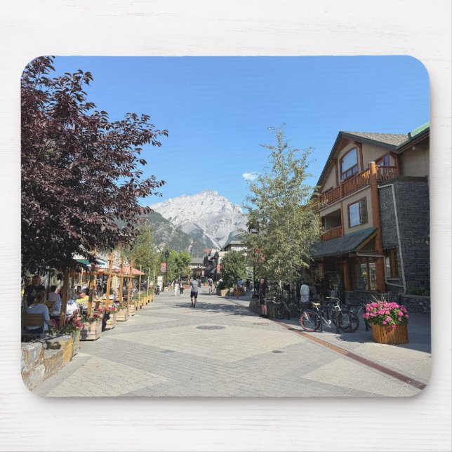Town of Canmore in Alberta Canada Mouse Mat (Front)