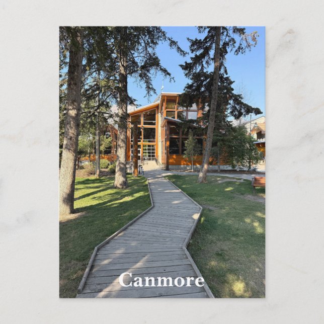 Town of Canmore in Alberta Canada Postcard (Front)