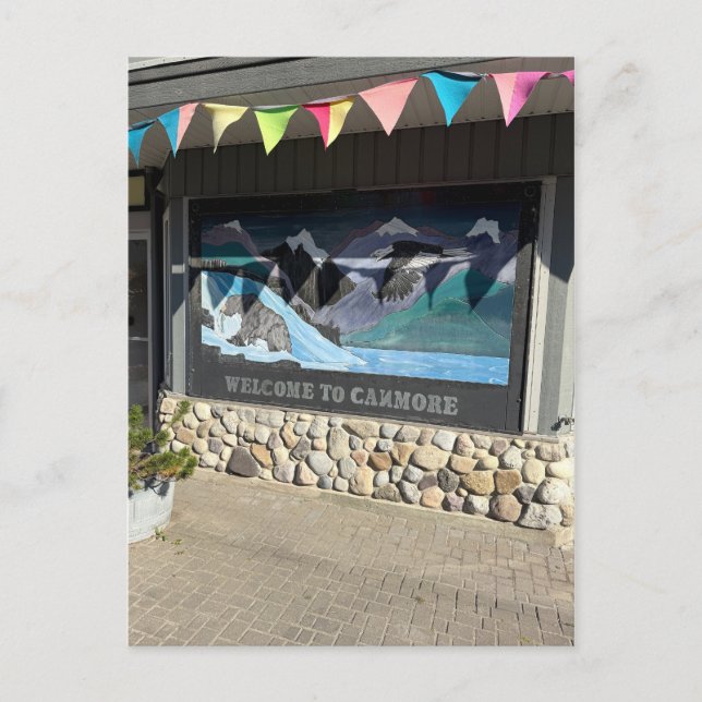 Town of Canmore in Alberta Canada Postcard (Front)