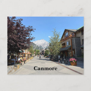 Town of Canmore in Alberta Canada Postcard