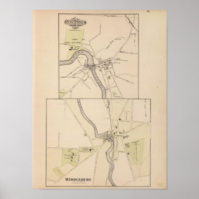 Town of Middlebury Poster (Front)