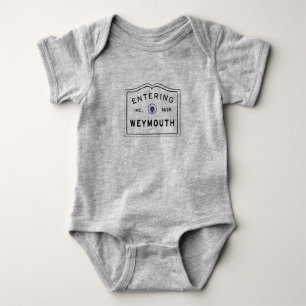 Town of Weymouth Entering Sign Baby Bodysuit