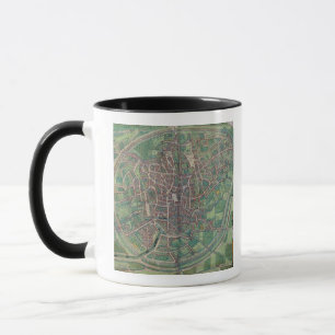 Town Plan of Brussels, from 'Civitates Orbis Terra Mug
