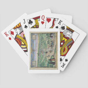 Town Plan of Seville, from 'Civitates Orbis Terrar Playing Cards
