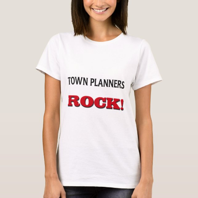 Town Planners Rock T-Shirt (Front)