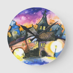 Town Round Clock