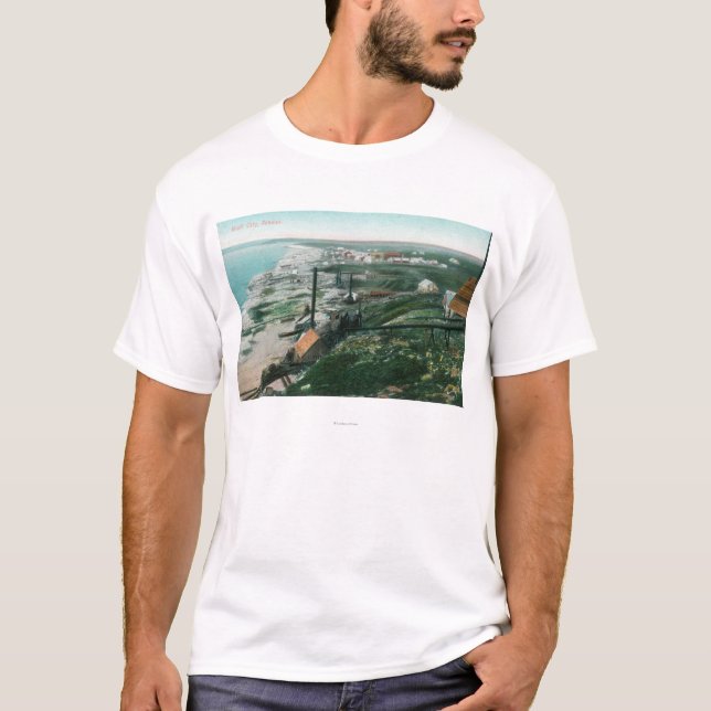 Town View and WaterfrontBluff City, AK T-Shirt (Front)