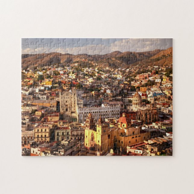 Town View From Above Jigsaw Puzzle (Horizontal)