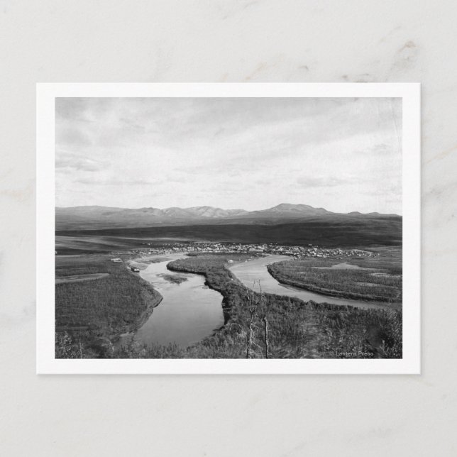 Town View of Iditarod, Alaska Photograph Postcard (Front)