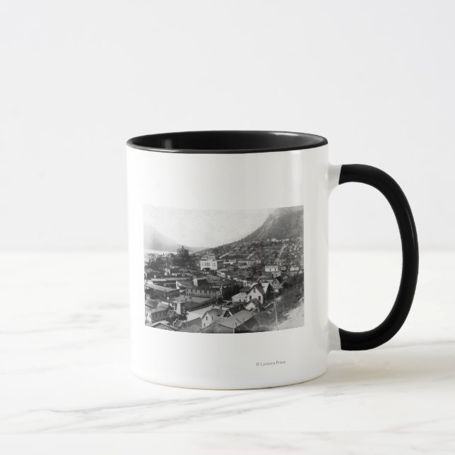 Town View of Juneau, Alaska Photograph Mug (Right)