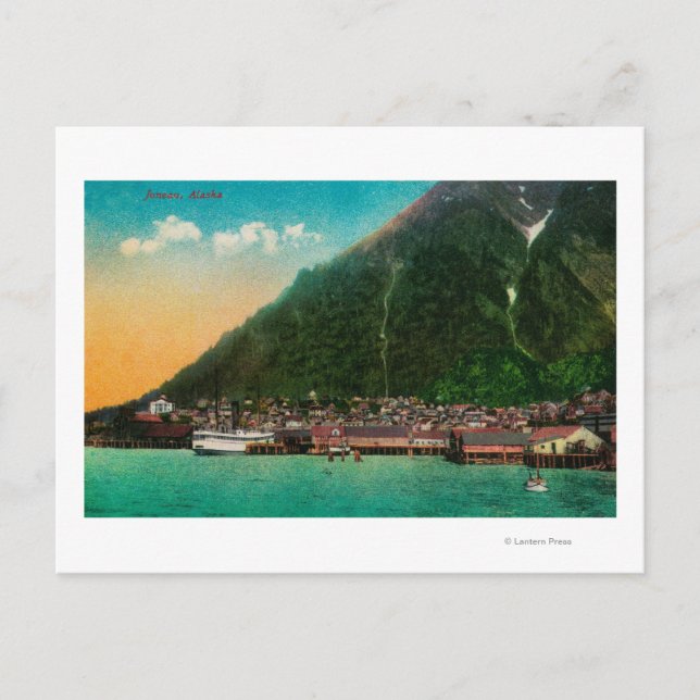 Town View of Juneau, AlaskaJuneau, AK 2 Postcard (Front)