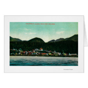 Town View of Ketchikan, Alaska from Steamer