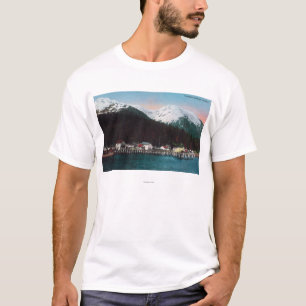 Town View with DocksTenakee Springs, AK T-Shirt