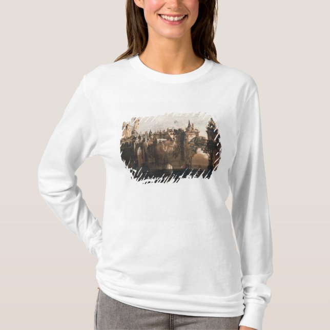Town with a Broken Bridge T-Shirt (Front)
