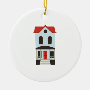 Townhouse Ceramic Tree Decoration