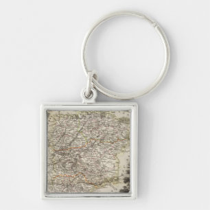 Towns and cities shown Colour along boundaries Key Ring