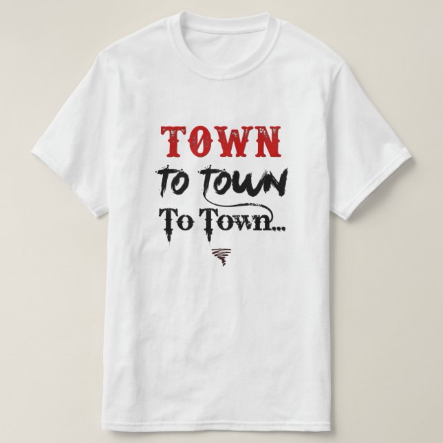 Towns Lyrics - Unisex Shirt (Design Front)