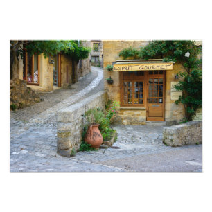 Townscape in Dordogne, France photo print