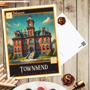 Townsend, Delaware Vintage Postcard
