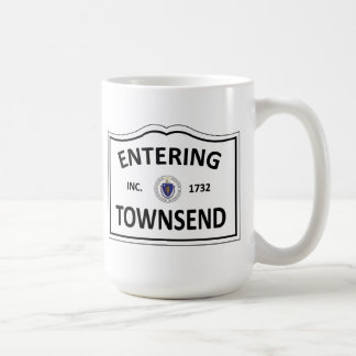TOWNSEND MASSACHUSETTS Hometown Mass MA Townie Coffee Mug