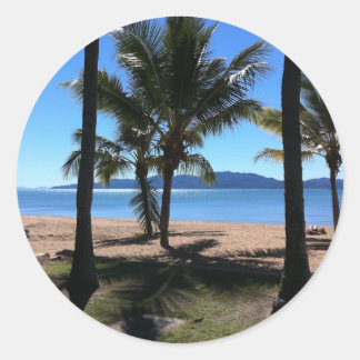 Townsville to Magnetic Island, Australia Classic Round Sticker