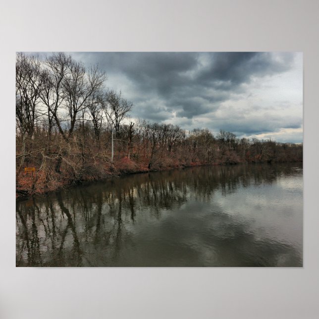 Towpath Park Schuylkill River PA Poster (Front)