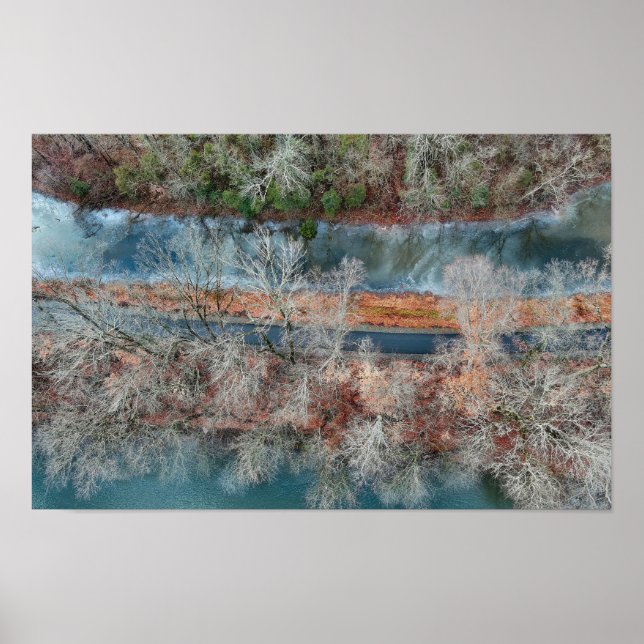 Towpath Park Schuylkill River PA Poster (Front)