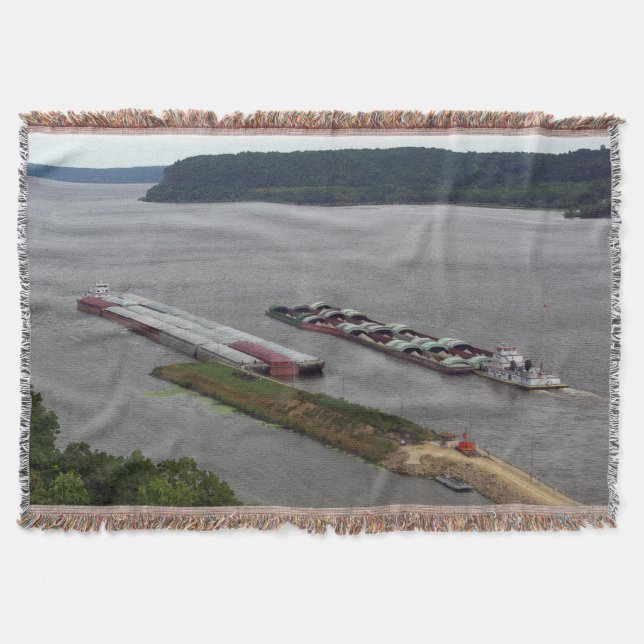 Tows Passing woven blanket (Front)