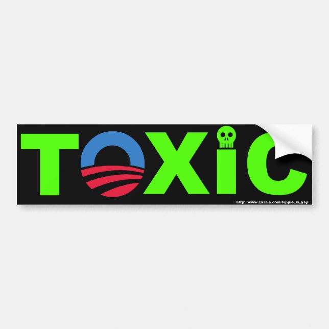 Toxic Bumper Sticker (Front)