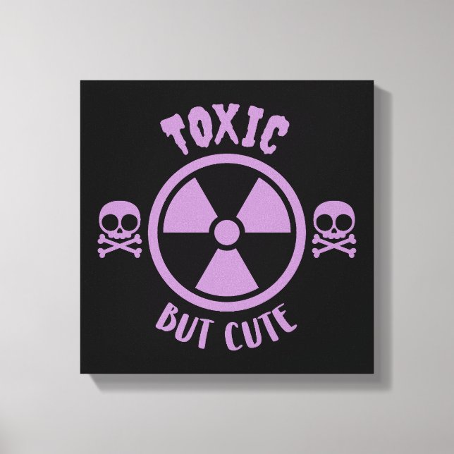Toxic But Cute Warning Sign (Front)