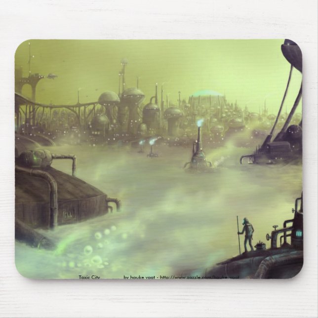 toxic city mousepad (Front)